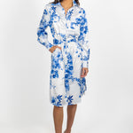 naples shirt dress botanical blue by cari capri