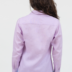 Malta Linen Button-Up - Lavender