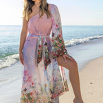 bahamas kaftan luxury dress by cari capri - beach view