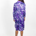 naples shirt dress purple lace back side