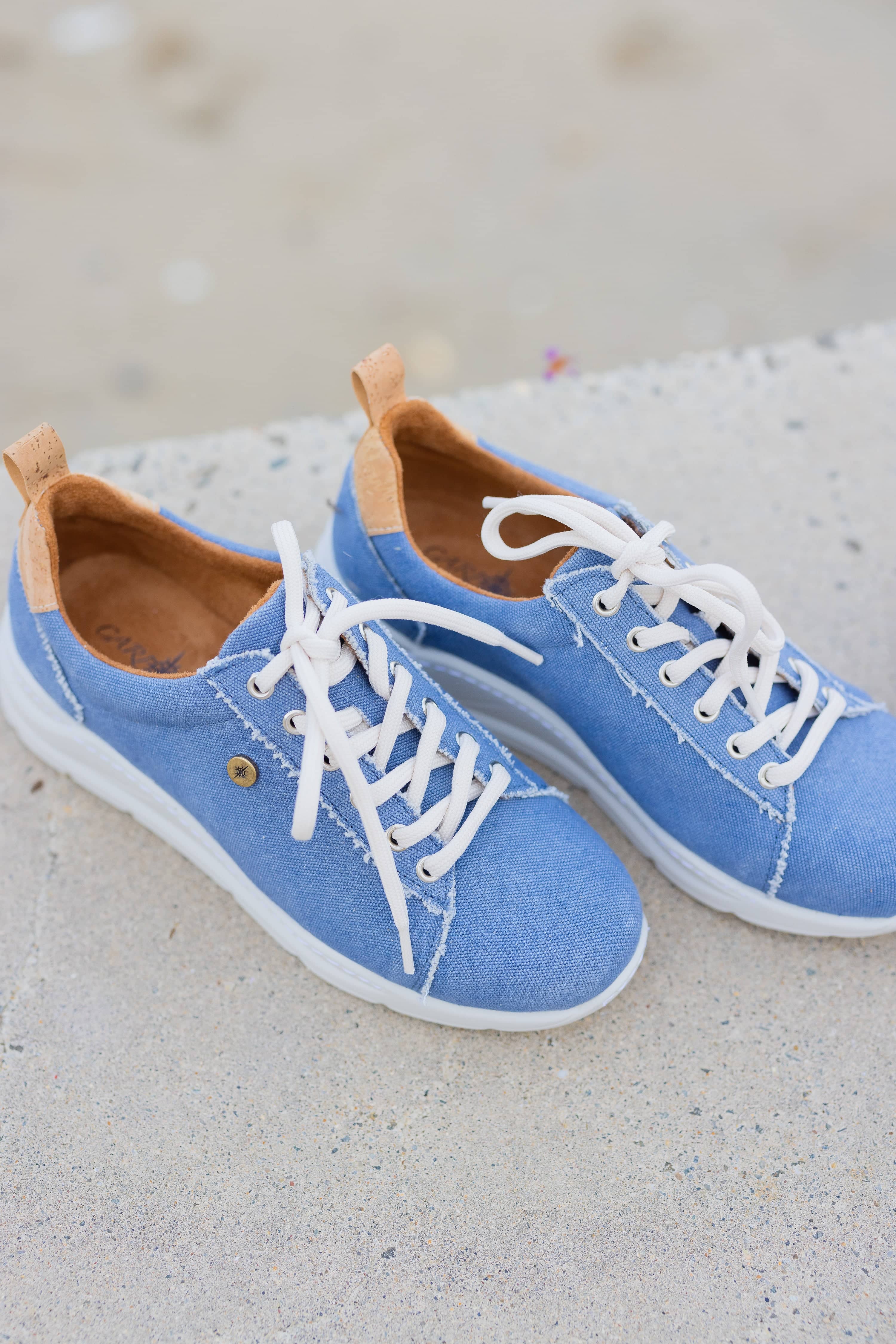 Womens Blue Leather and Suede Low Top Sneakers: DESTINY 101 – Officine  Creative USA