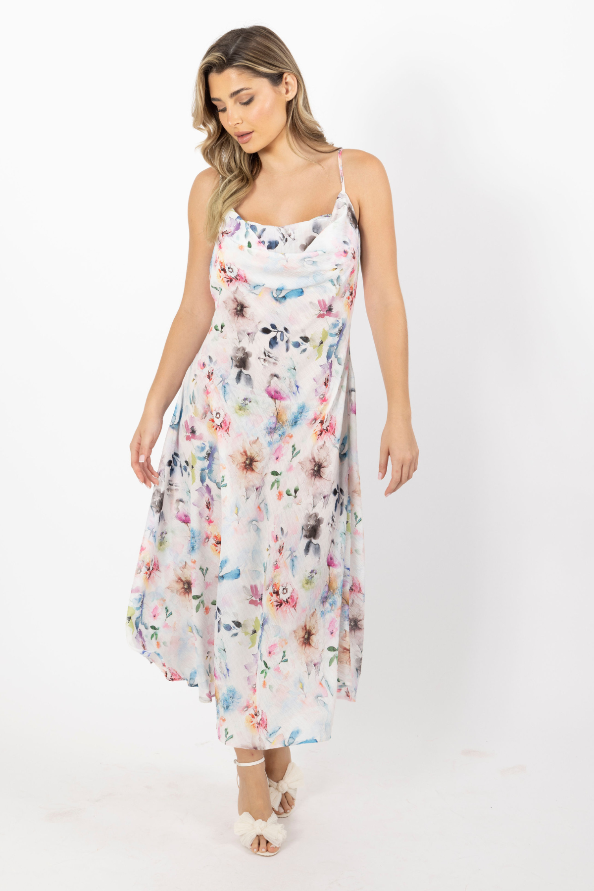 st. kitts slip dress by cari capri - front view